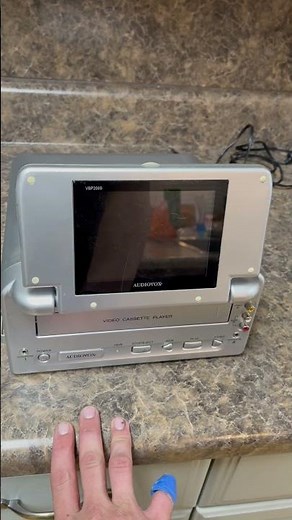 An awesome portable VCR, make sure to follow for more! #retro # #1990s #vcr #vhs #tape #foryou #tech