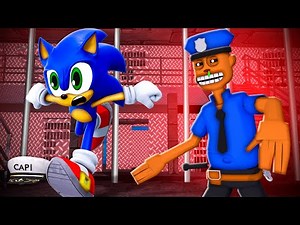 SONIC VS EPIC PRISON BREAKOUT IN ROBLOX