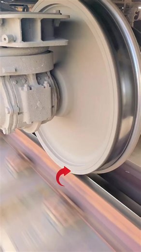 Smooth Train Wheel Movement on the Tracks