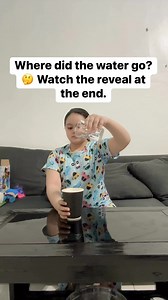 Ever wondered how to make water disappear? 💧✨ Here’s a fun and simple trick to amaze your friends! #MagicTrick #ScienceFun #DisappearingWater #SimpleMagic #FunWithScience #LearnAndPlay #CoolTricks #KidsActivities #ScienceIsCool | Michelle Reyes