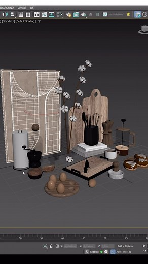 Alex Kondratiev | 3d artist | Riverblack on Instagram: "How to enable display of a selected object as a wireframe in 3ds Max? Sometimes this is needed in order to have better orientation in the 3D scene. If you want even more tips about architectural visualization, follow me: @render.courses"