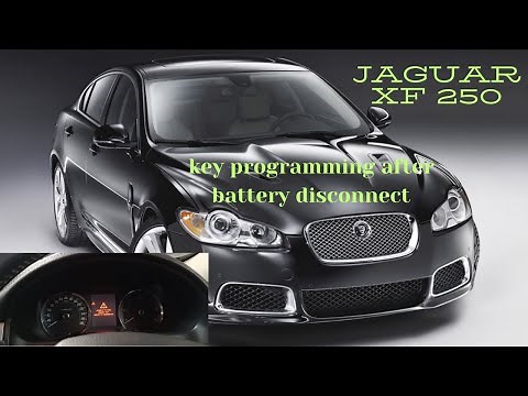 jaguar xf 250 key programming after battery disconnection ..