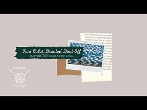 Two Color Braided Bind Off