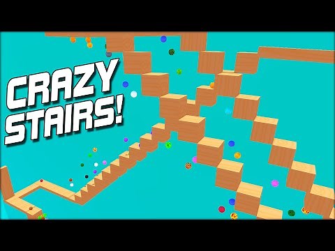 I Built Crazy Marble Stairs That Climb in Every Direction! (Marble World Gameplay)