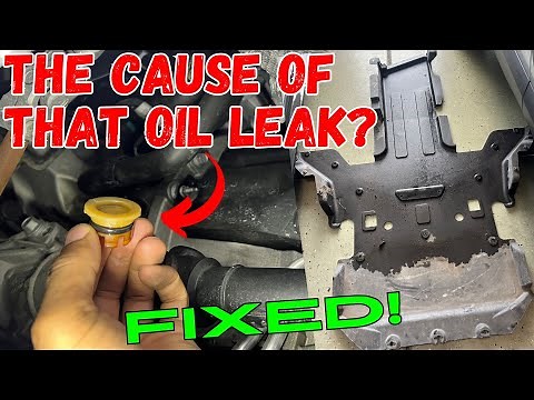 THE MYSTERY OIL LEAK ON YOUR JAGUAR/LAND ROVER FIXED!| The Timing cover plug that causes a BIG mess!