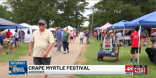 Organizers prepare for Crape Myrtle Festival in Ardmore