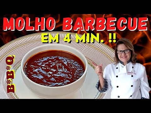 COMO FAZER O MOLHO BARBECUE CASEIRO, SIMPLES E FÁCIL.