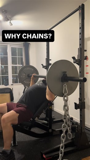 Mark Sayer on Instagram: "addition… Chain weight is a great way for experienced athletes to train continuing to accelerate through movements. For example, you would never want to slow down on your punch! However, conventional pressing becomes easier as you finish the movment, have the chains helps reinforce compensatory acceleration. This term coinded by the late Fred Hatfield simply means keep accelerating even when the move beomes easier. For a beginner trainee chains, especially in the squat,