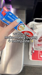 4 toothpaste that makes us a little PROFIT at CVS this week! ✨ deal good through 6/7 💕breakdown: ✨ grab 4 Colgate total toothpaste at $6.59 that are buy 2 get back a $6 ECB (limit of 2) ✨ use the $10 off $25 CVS store coupon on oral care, plus $2/1 and $3/1 digital coupons ✨ pay or roll $11.24 and earn back $12 in new ECB ⭐️ All digital coupons are found in the CVS app 💕 Join Ibotta for a $5 bonus: YWEKTYQ #cvscouponing #cvsdeals #cvsdealsthisweek #couponing #cvs #cvshaul #deals #howtocoupon #