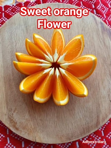 Sweet orange flower। Sweet orange design। Adhora's diary #foryou #shorts #sweet #orange #viral