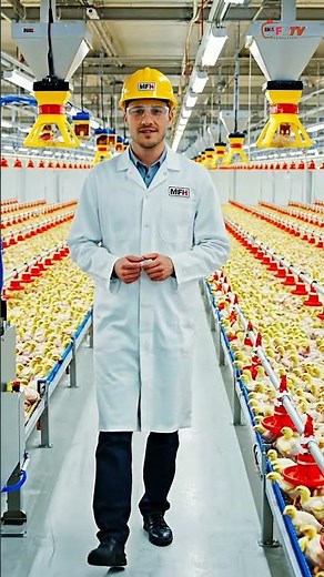 Inside Modern Poultry Farm to Plate: Automated Broiler Chicken Factory Journey Full Process
