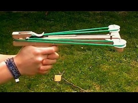 Slingshot Crossbow Pistol (homemade)