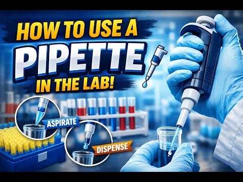 How to use a Pipette in the Laboratory from Basics, single channel and multichannel pipette diff.
