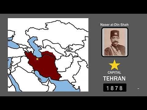 History of Qajar Empire Every Year