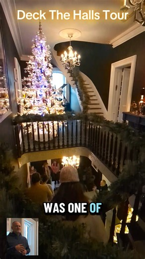 Deck The Halls History Tour explores businesses built as personal mansions! #HistoricHomes with unique features like a Wheeler Staircase you'll walk up yourself. Holiday decorations #Christmas music And tons of magical wonder! Deck The Halls History Tour - Sat Dec 20 ONLY 🎄 ToursAroundMichigan.com/tour/deck-the-halls-history-tour/ Also join #WorldOfWinterGR FREE Walking Tours at World of Winter January & February 2026 2025 Grand Rapids Tours 2025 Ghost Tour & Ghost Hunt Tours #CityTour #History