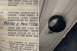 Woman discovers stalker ex-boyfriend fitted secret tracker on her car