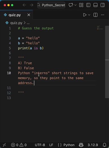Why Does Python Print True Here?! 😱