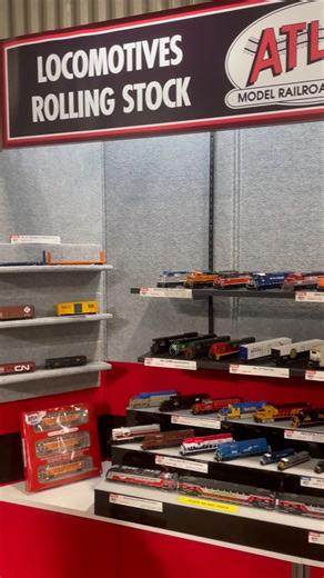 Here are some of the awesome Atlas items that were on display at this year's Amherst Railroad Hobby Show! Let us know if you went, and share your coolest model train find! #amherstrailwaysociety #modeltrains #modeltrainlayout #modeltrainstuff #atlastrains | M.B. Klein Inc. / modeltrainstuff.com