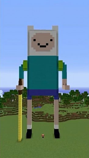 FINN THE HUMAN ADVENTURE TIME Build Battle In Minecraft - NOOB VS PRO CHALLENGE Maizen Mizen Parody