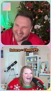 Holiday greeting gone wrong - chatGPT turns our Christmas message into an SNL skit #ThanksAI