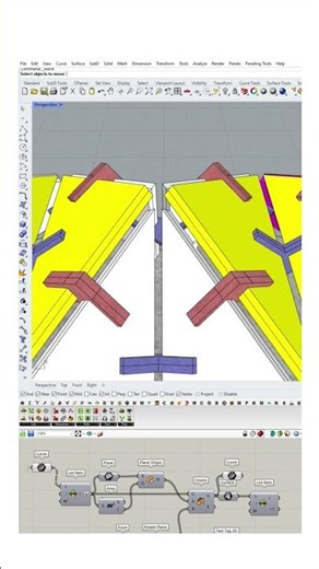 Grasshopper Tutorial (Origami Architecture) #shorts