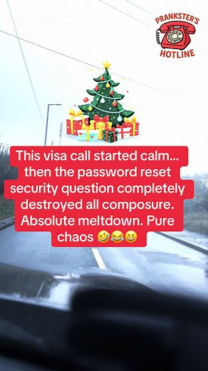 This visa call started calm… then the password reset security question completely destroyed all composure. Absolute meltdown. Pure chaos 🤣😂😆 #P#PrankCallP#PhoneTapU#UKTikTokU#USTikTokComedyChaos