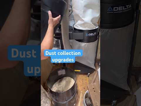 Delta dust collector and Oneida Super Dust deputy for the win #diy #woodwork #woodshop