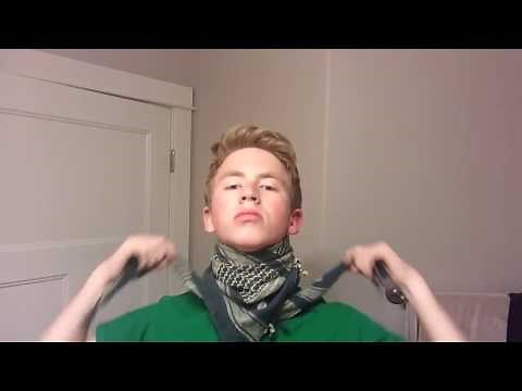 Shemagh tutorial: Neck wrap