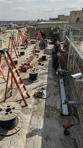 Luxury Hotel Rooftop Security Cameras | 8K Ultra-Clear Surveillance Angle