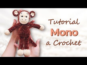 Mono a crochet 🐒 Tutorial paso a paso - Amigurumi - Patrón Gratis