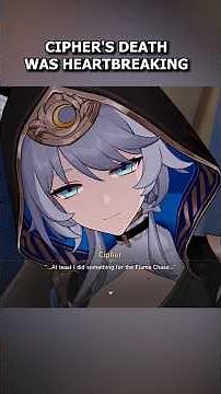 HSR Cipher's death cutscene was so sad #honkaistarrail #hsrcreators #Hyacine, #Cipher