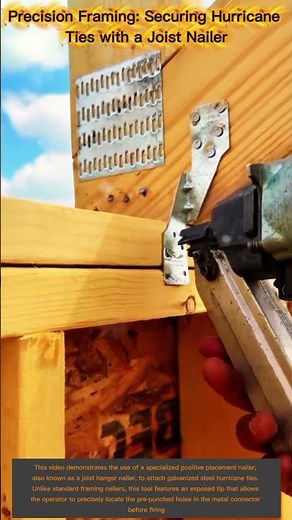 Master the Hurricane Tie: Precision Joist Nailer Techniques