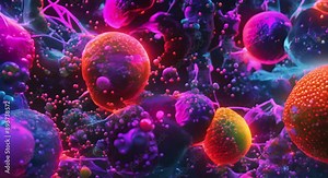 biological viruses during the infection process in the target host cells