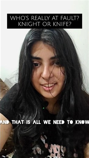 Knife vs Knight — Who’s Really at Fault? |Original Spoken Word Poem