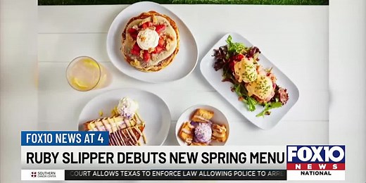 Ruby Slipper debuts new spring menu