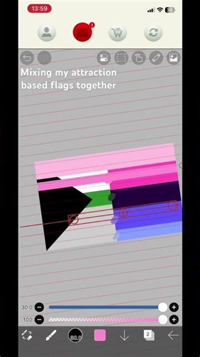 Omnisexual and demiromantic flags for me! #silly #lgbtq #lgbtqiacommunity #lgbtqpride #random #fyp