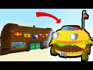 Minecraft Krusty krab, {Building Bikini bottom part 18}