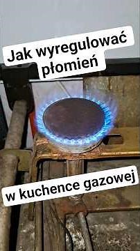 Jak wyregulować płomień w kuchence gazowej? #gaz #kuchenka #kuchenkagazowa #plomien