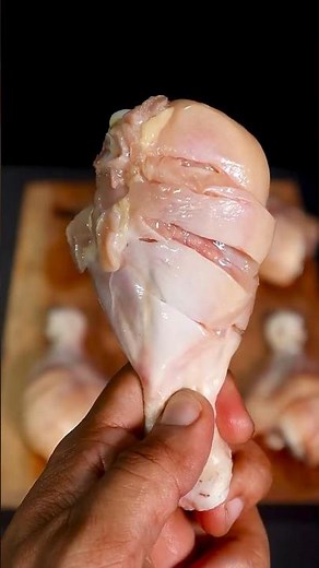 KFC style chicken leg fry 🍗 #asmr #chicken