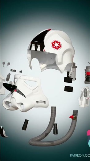 AT-AT Pilot Helmet 3D Print Files OUT NOW! www.Jedhaworkshop.co.uk