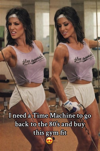 1980 Ms. Olympia Rachel Mclish #retro #80s #gymtok #fyp #aigenerated