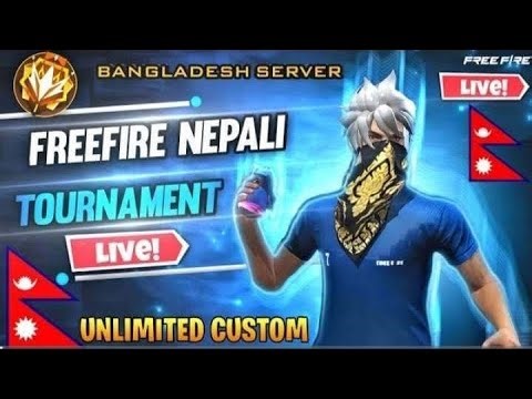Nepali Garena Free Fire CUSTOM ROOM VS | BANGLADESH SERVER |🇳🇵