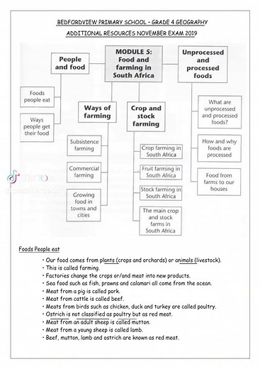 Grade 4 Geography November 2019 Resources #grade4 #geography #grade4geography #fyp #grade4resources #school #study #pastyearpapers