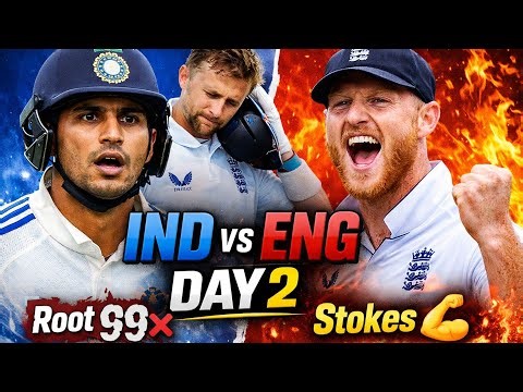 Day 2 of inexperienced IND vs experienced ENG test match. Real cricket 24।#youtube #cricket #gaming