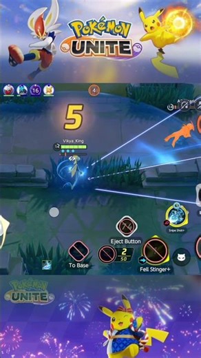 Inteleon Last Time Up 😉 #pokemon #pokemonunite #gaming