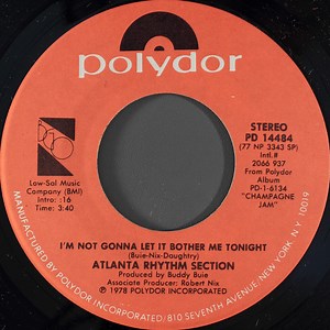 Atlanta Rhythm Section - I'm Not Gonna Let It Bother Me Tonight