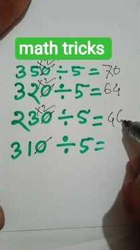 Crazy Division short tricks #ytshorts #tranding