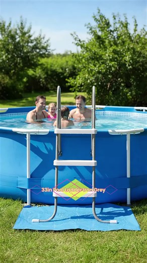 Looking for a **reliable pool ladder**? This pool ladder is **sturdy** and **easy to assemble**. Plus, it's perfect for handling those greasy jobs, keeping you safe and secure while you're cleaning. Get yours now by clicking the link!