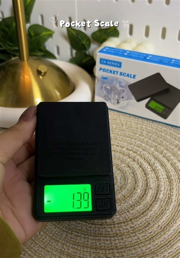 Precision Digital Scale, Portable Milligram Scale for Jewelry, Kitchen, Food, Powder, and Supplements Tare Function Digital LED #miniscale #digitalscale #portablescale