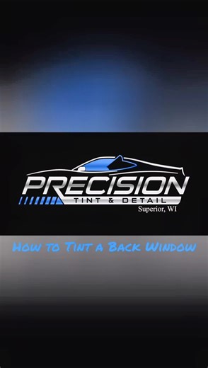 How to Tint a Back Window for Your Car